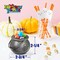 12 Pcs Spooky Halloween Candy Cauldrons Mini Black Cauldron Children Bucket Toy